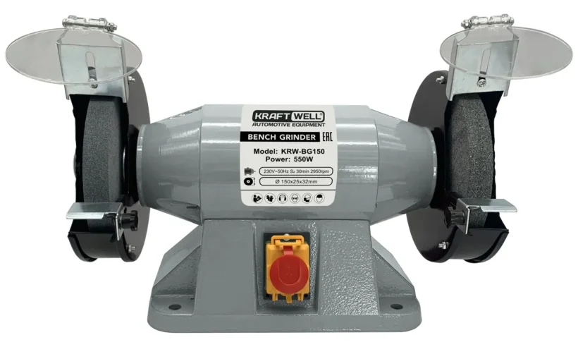 KraftWell KRW-BG150 Заточной станок 150 мм фото