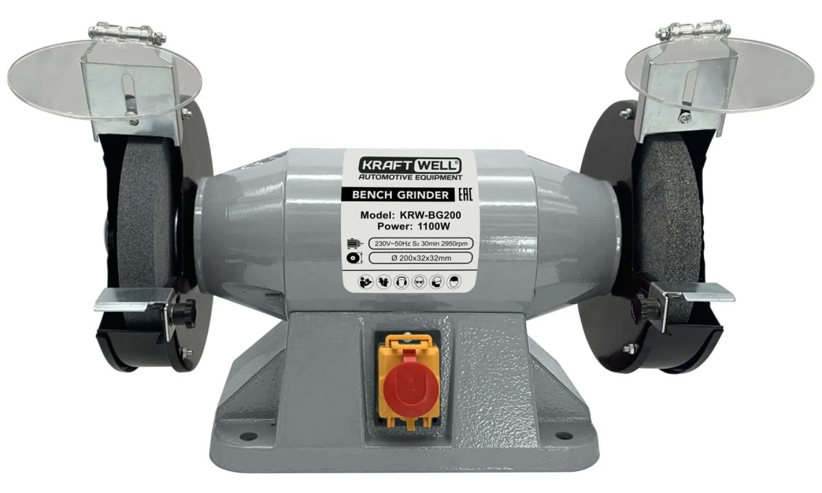  KraftWell KRW-BG200 Заточной станок 200 мм (1)