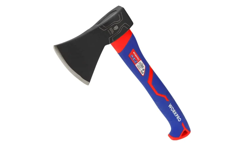 Топор с фиберглассовой рукояткой 600гр WP241043 WORKPRO фото