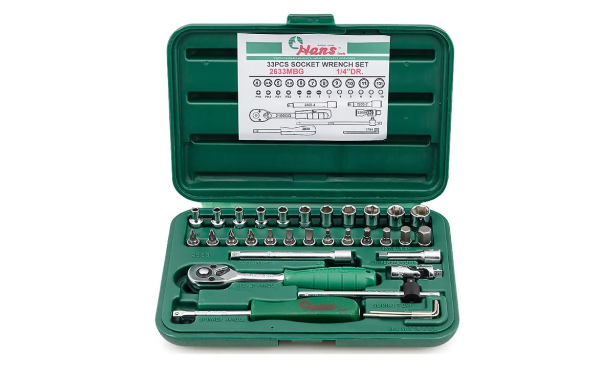  Набор инструментальный 1/4 Hans, 2633MBG (0)