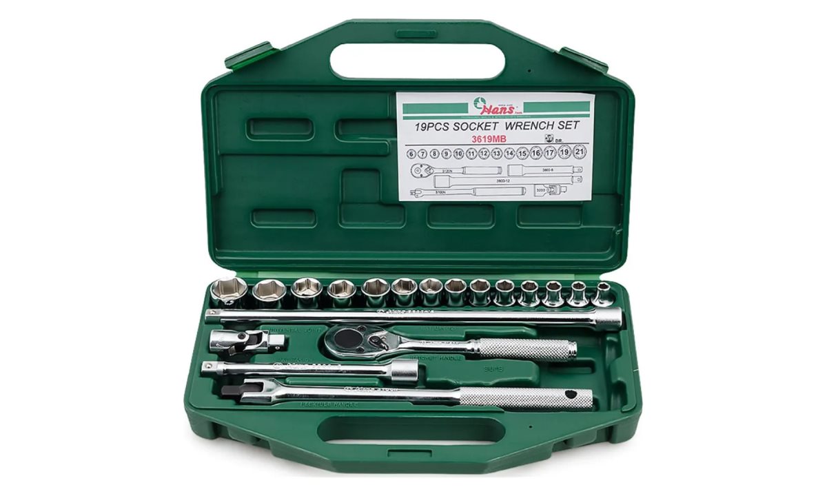  Набор торцевых головок универсальный 3/8 Hans, 3619MB (0)