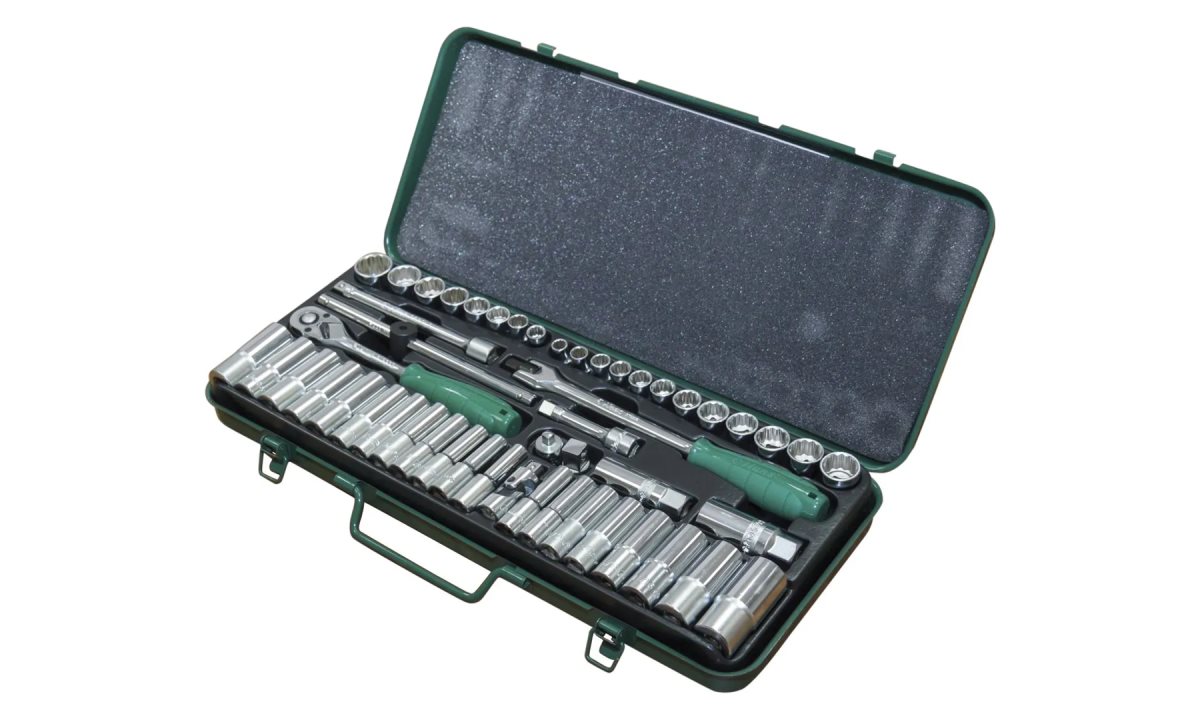  Набор торцевых головок 12-гранных 3/8, 8-19 мм, 3/8-7/8, 50 предм. 3650-2MA (0)