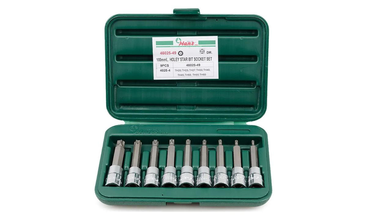 Набор торцевых головок Hans, 46025-49 (0)