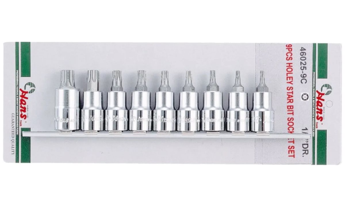  Набор торцевых головок TORX с отвер. на 1/2 Hans, 46025-9C (0)