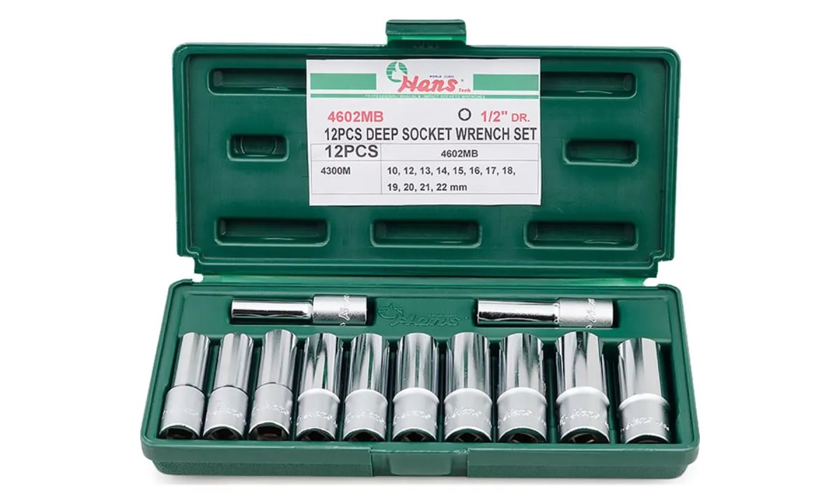  Набор 6-гранных удлиненных торцевых головок Hans, 4602MB (0)