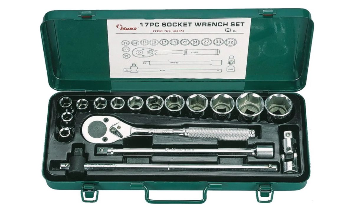  Набор 6-гранных торцевых головок Hans, 4618M (0)