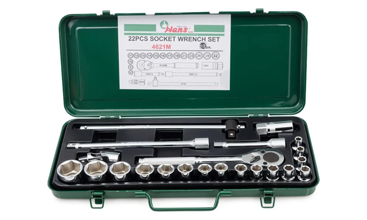  Набор 6-гранных торцевых головок Hans, 4621M (0)