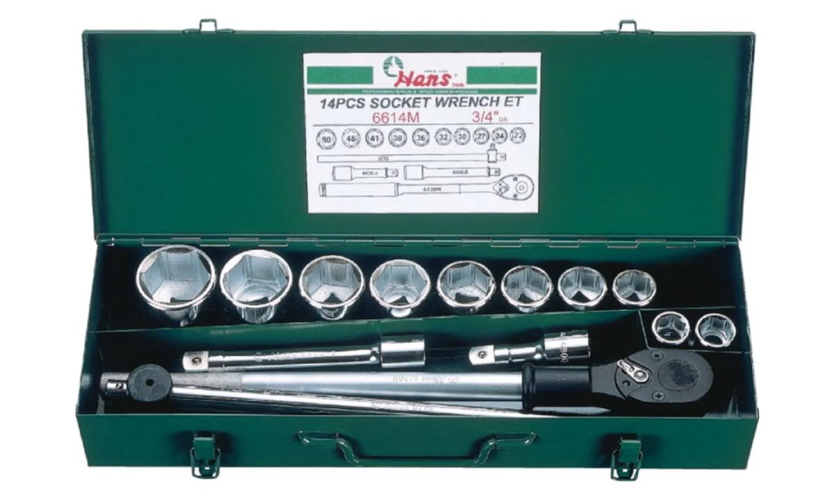  Набор торцевых головок на 3/4 Hans, 6614M (0)
