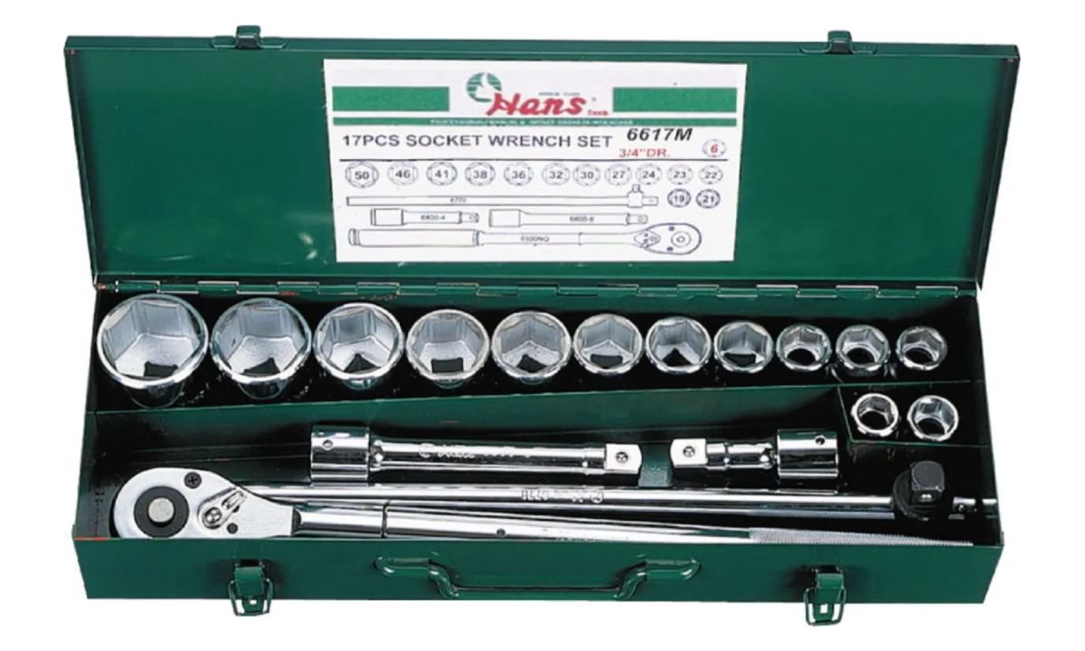  Набор торцевых головок на 3/4 Hans, 6617M (0)