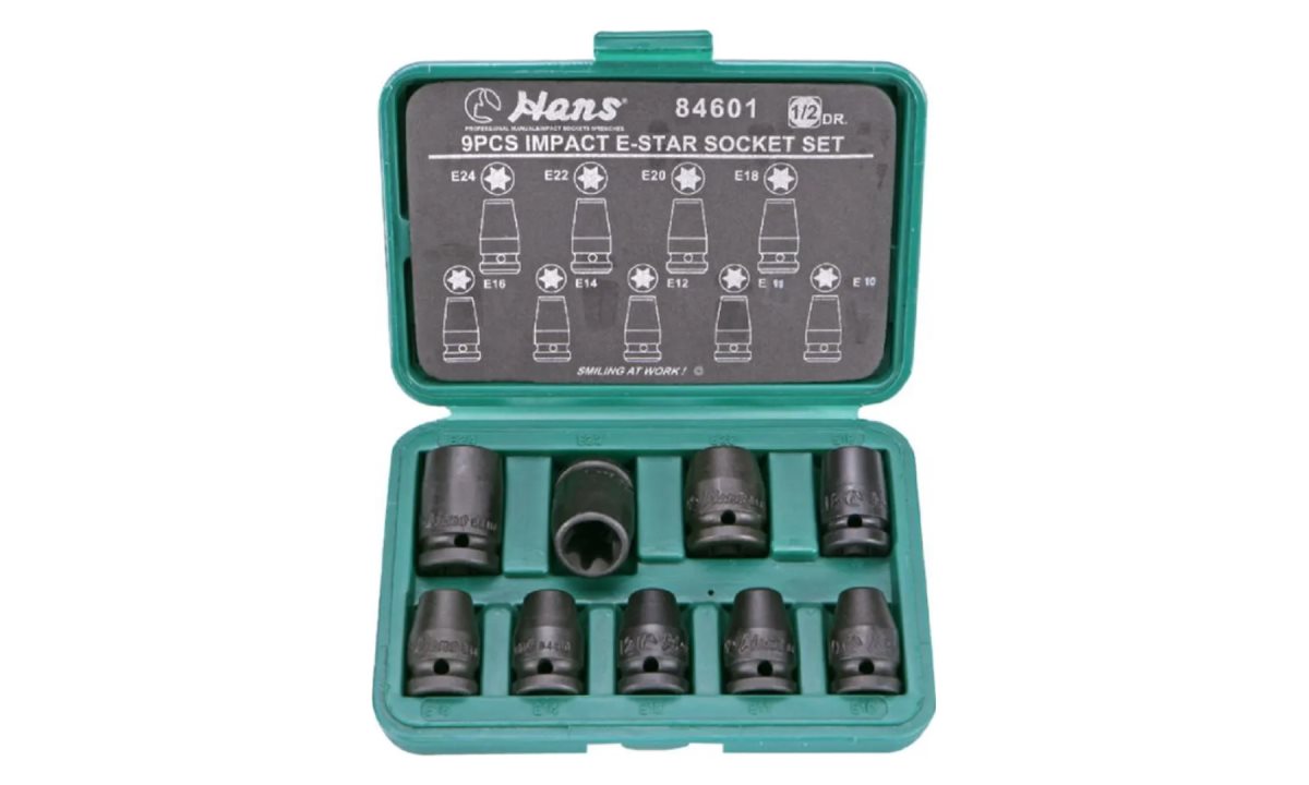  Набор ударных торцевых головок 1/2 Hans, 84601 (0)