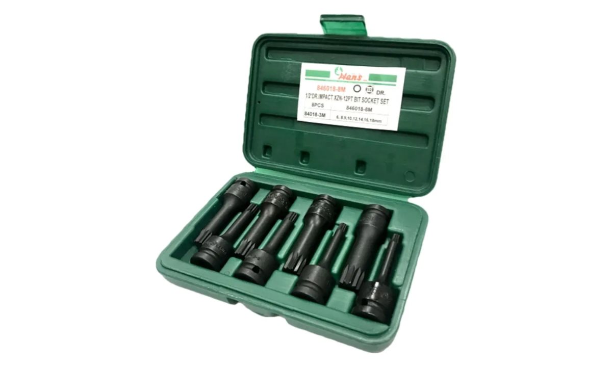  Комплект ударных насадок 1/2 Hans, 846018-8M (0)