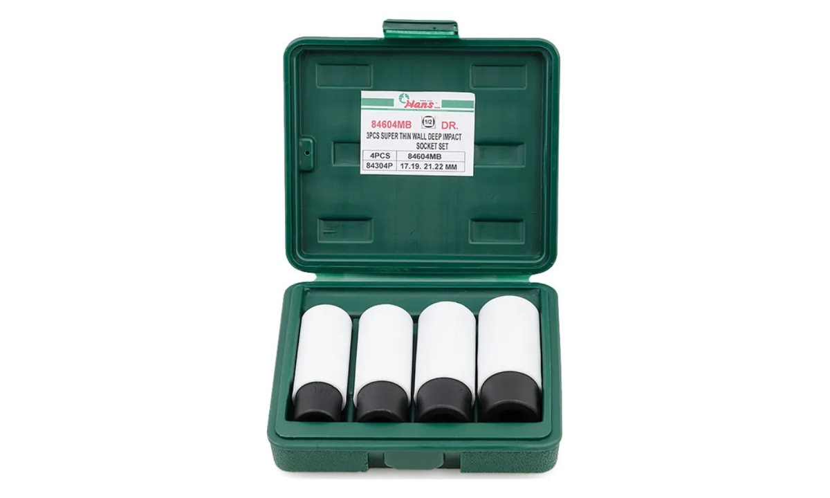  Набор длинных тонкостенных ударных торцевых головок Hans 84604MB (0)