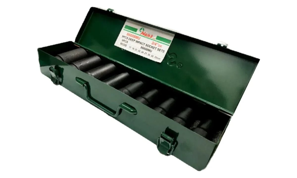  86608MU Комплект длинных удар. головок 3/4 17-33 мм 9 пр. (0)