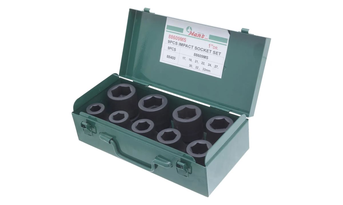  88609MS набор головок 1, 9  шт.,  17-33 мм (0)