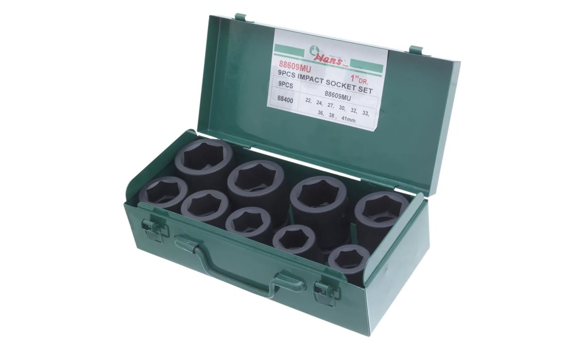  88609MU набор ударных головок 1, 9  шт., 22-41 мм (0)