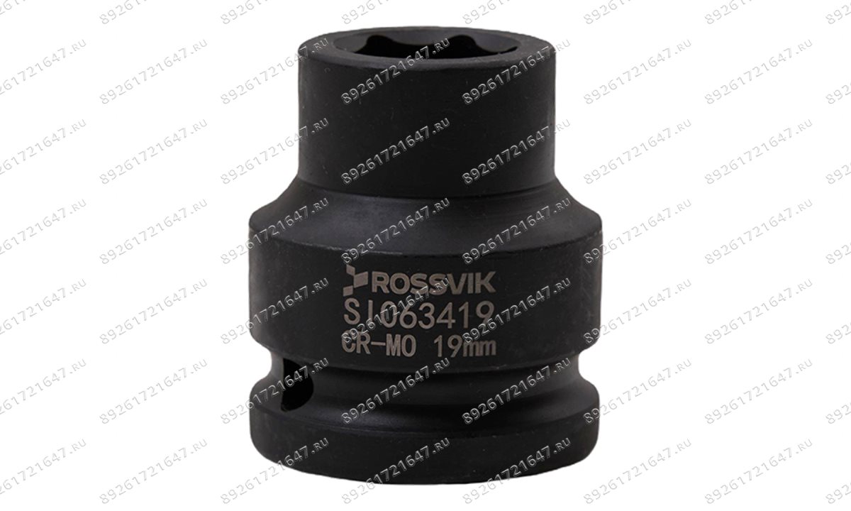  SI063419 Головка торцевая ударная 6-гранная ROSSVIK 3/4