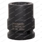 SI063425 Головка торцевая ударная 6-гранная ROSSVIK 3/4