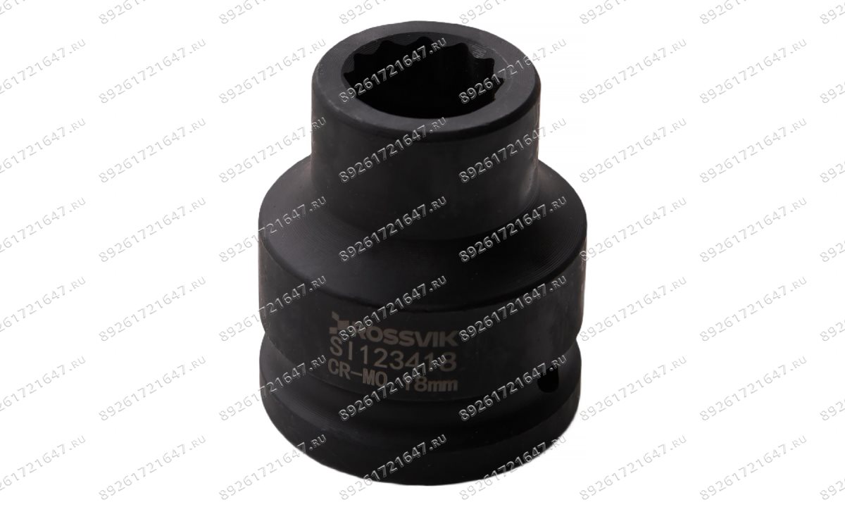  SI123418 Головка торцевая ударная 12-гранная ROSSVIK 3/4