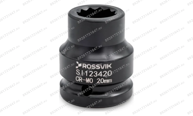 SI123420 Головка торцевая ударная 12-гранная ROSSVIK 3/4