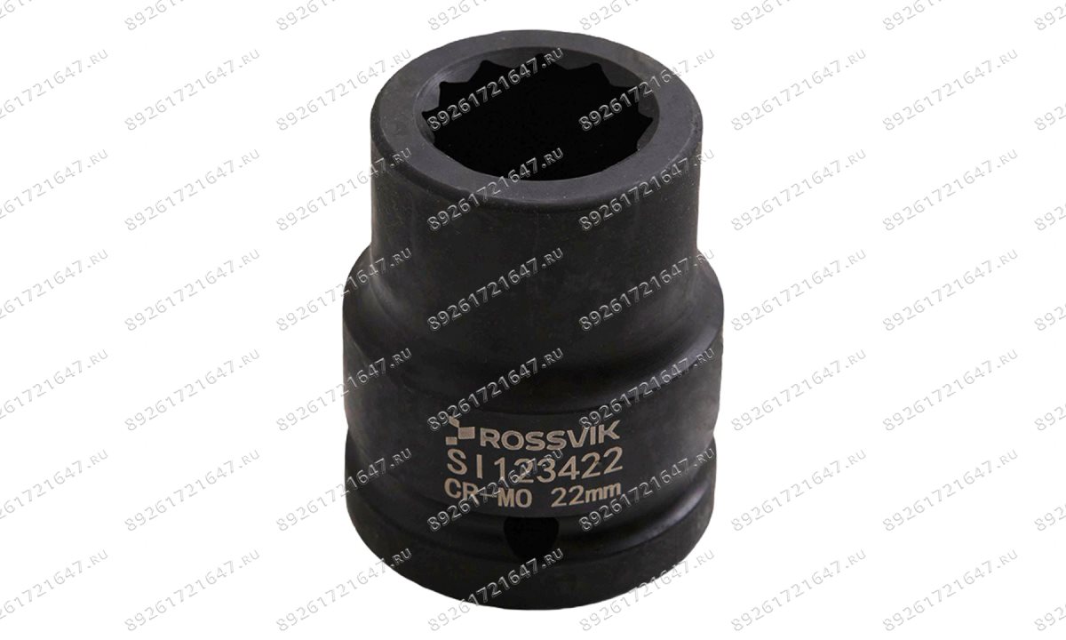  SI123422 Головка торцевая ударная 12-гранная ROSSVIK 3/4