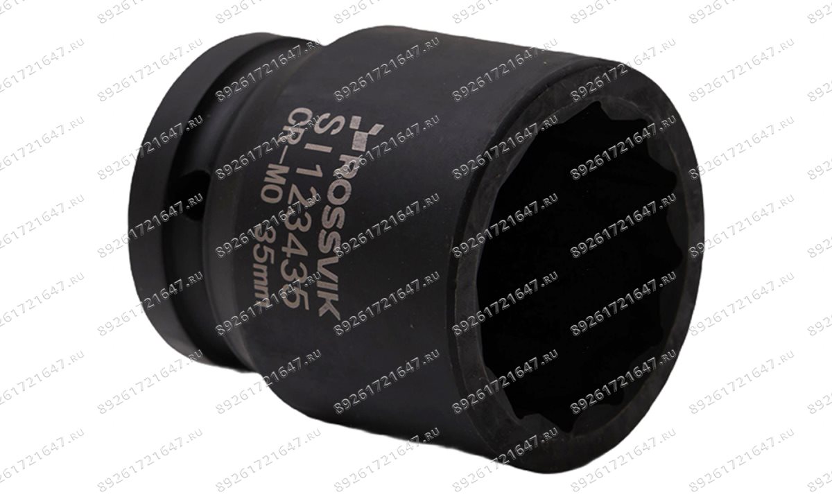  SI123435 Головка торцевая ударная 12-гранная ROSSVIK 3/4