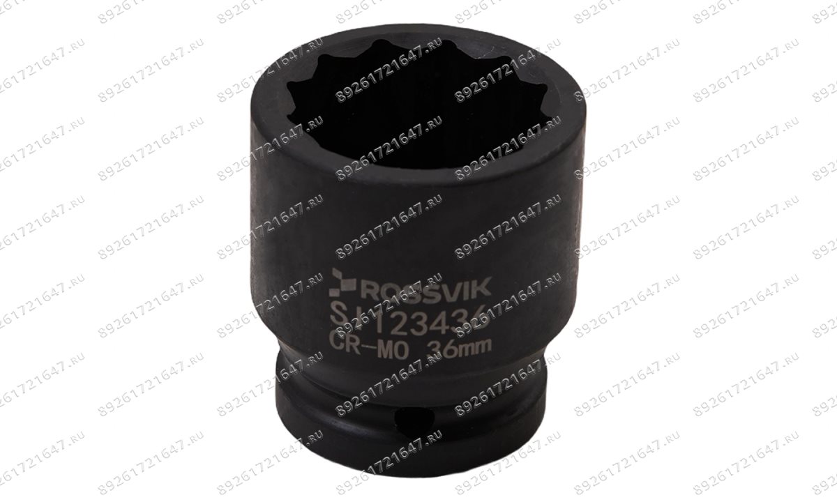  SI123436 Головка торцевая ударная 12-гранная ROSSVIK 3/4