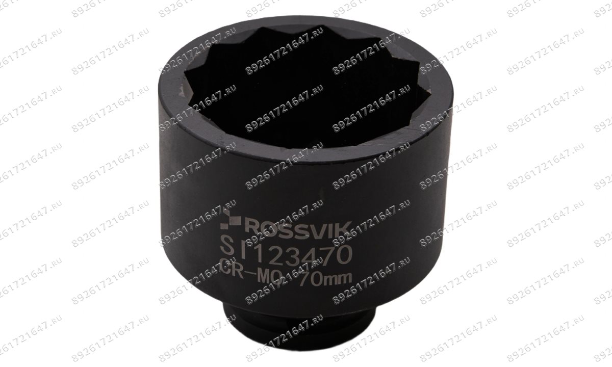  SI123470 Головка торцевая ударная 12-гранная ROSSVIK 3/4