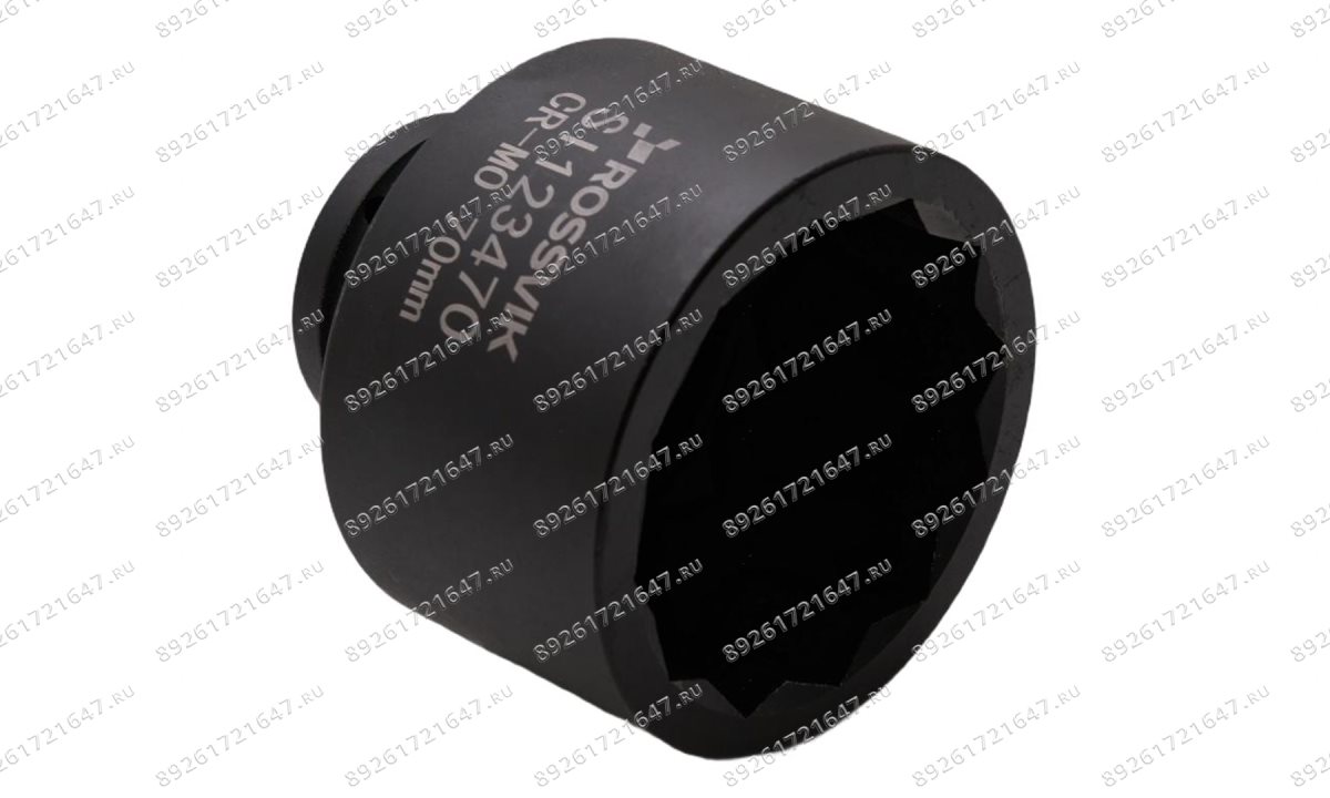  SI123470 Головка торцевая ударная 12-гранная ROSSVIK 3/4