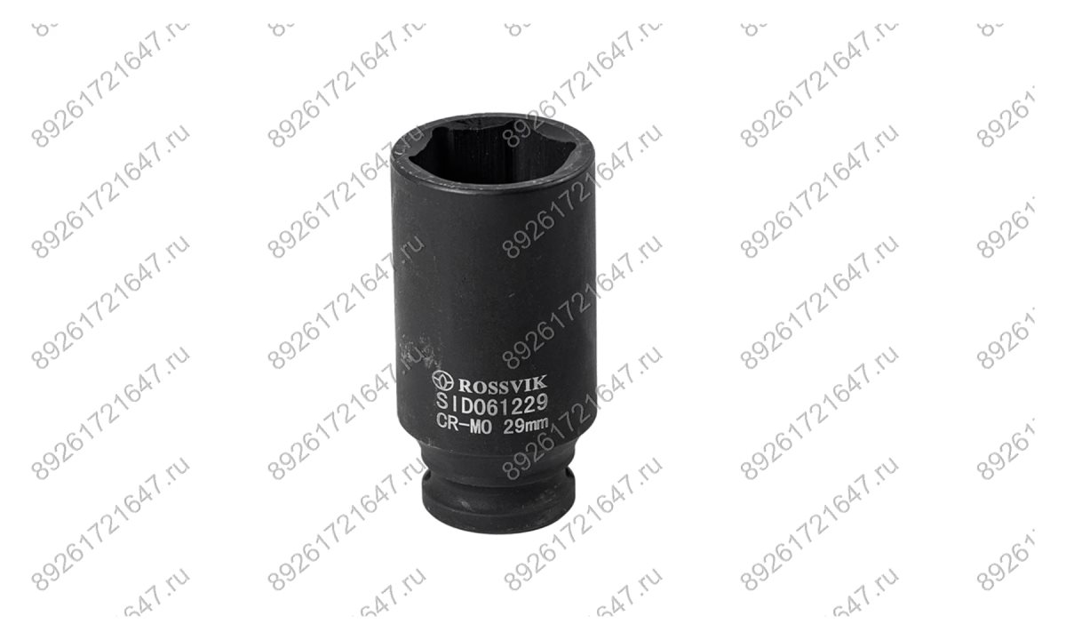  SID061229 Головка торцевая ударная, глубокая ROSSVIK, 1/2