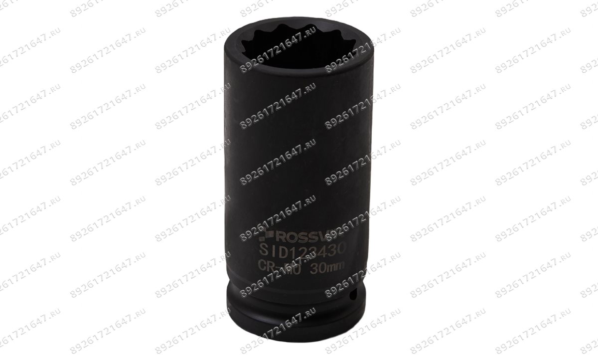  SID123430 Головка торцевая ударная глубокая 12-гранная ROSSVIK 3/4