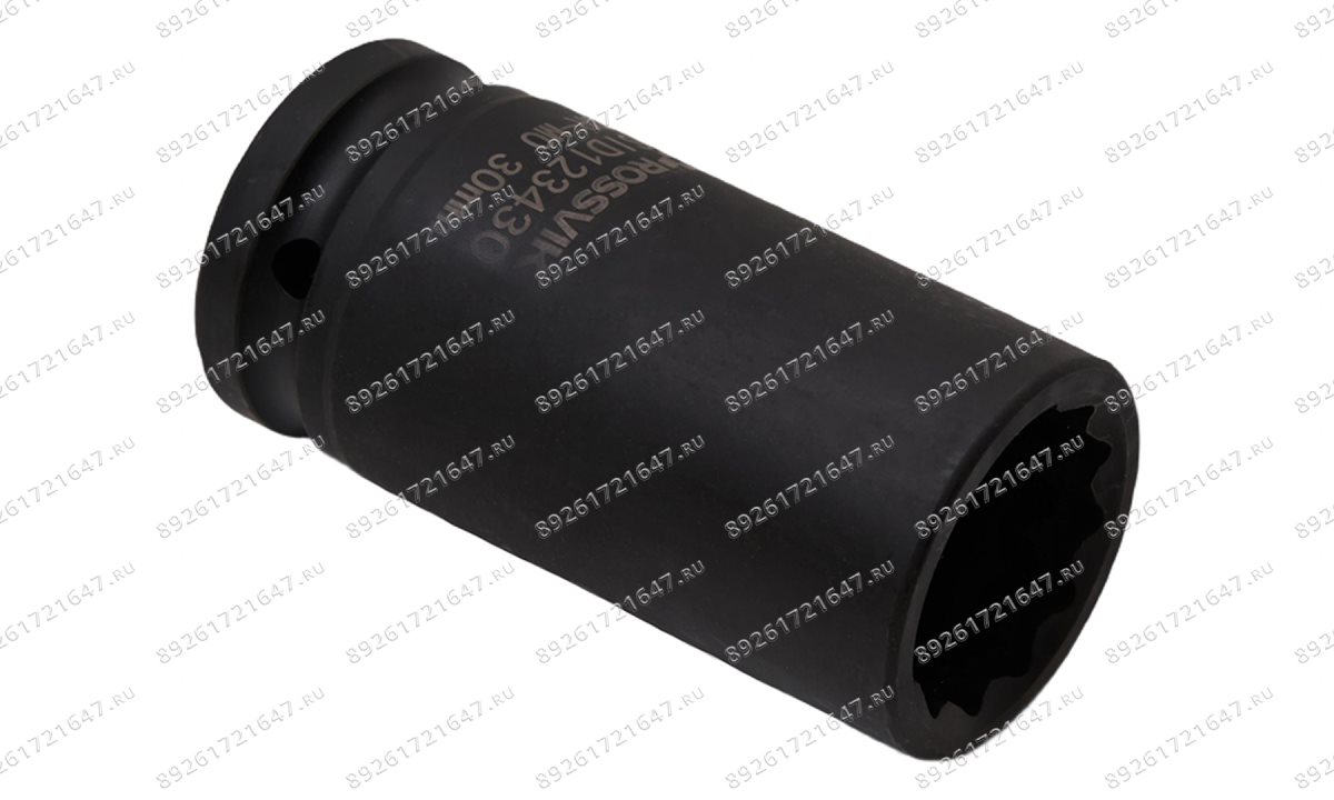  SID123430 Головка торцевая ударная глубокая 12-гранная ROSSVIK 3/4