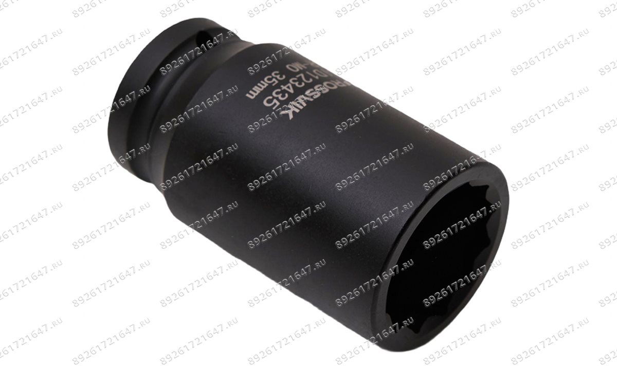  SID123435 Головка торцевая ударная глубокая 12-гранная ROSSVIK 3/4