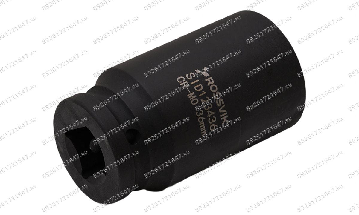  SID123436 Головка торцевая ударная глубокая 12-гранная ROSSVIK 3/4