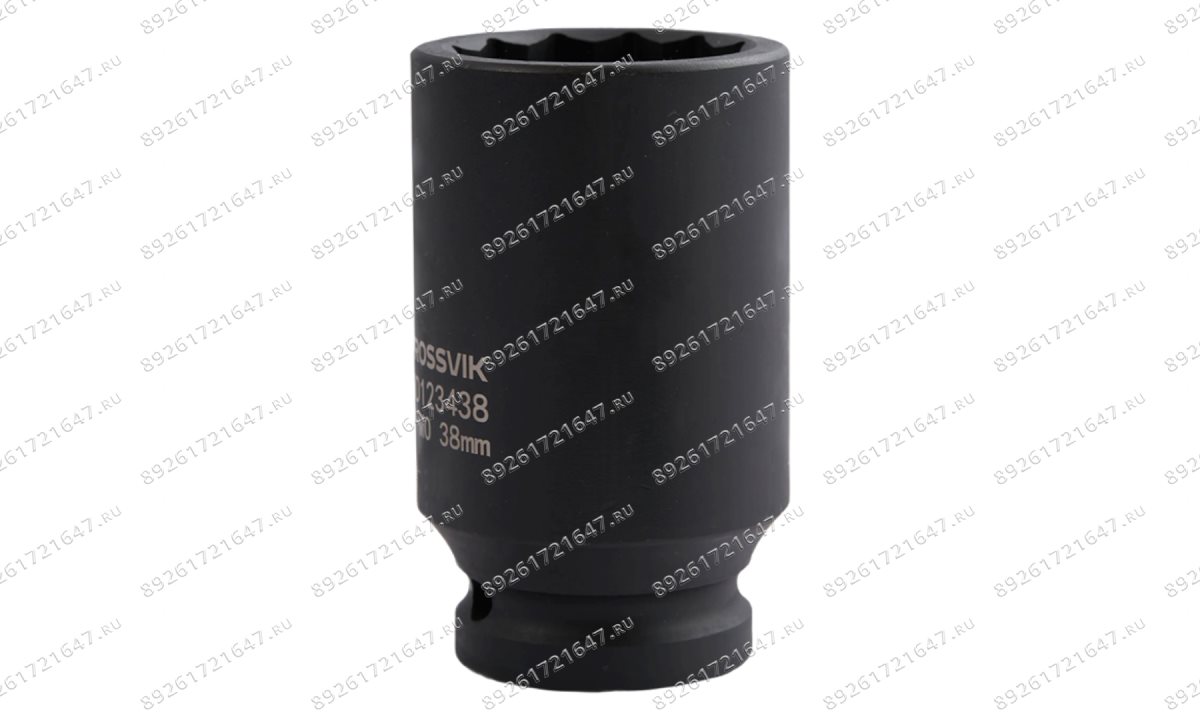  SID123438 Головка торцевая ударная глубокая 12-гранная ROSSVIK 3/4