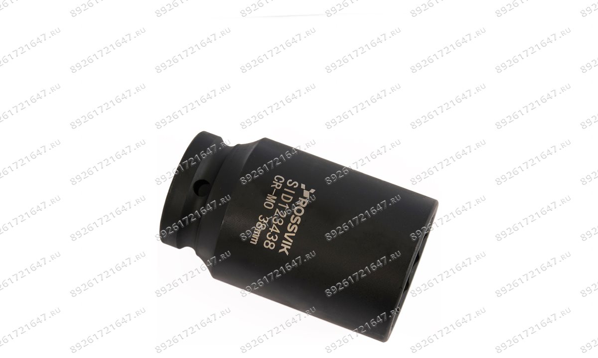  SID123438 Головка торцевая ударная глубокая 12-гранная ROSSVIK 3/4