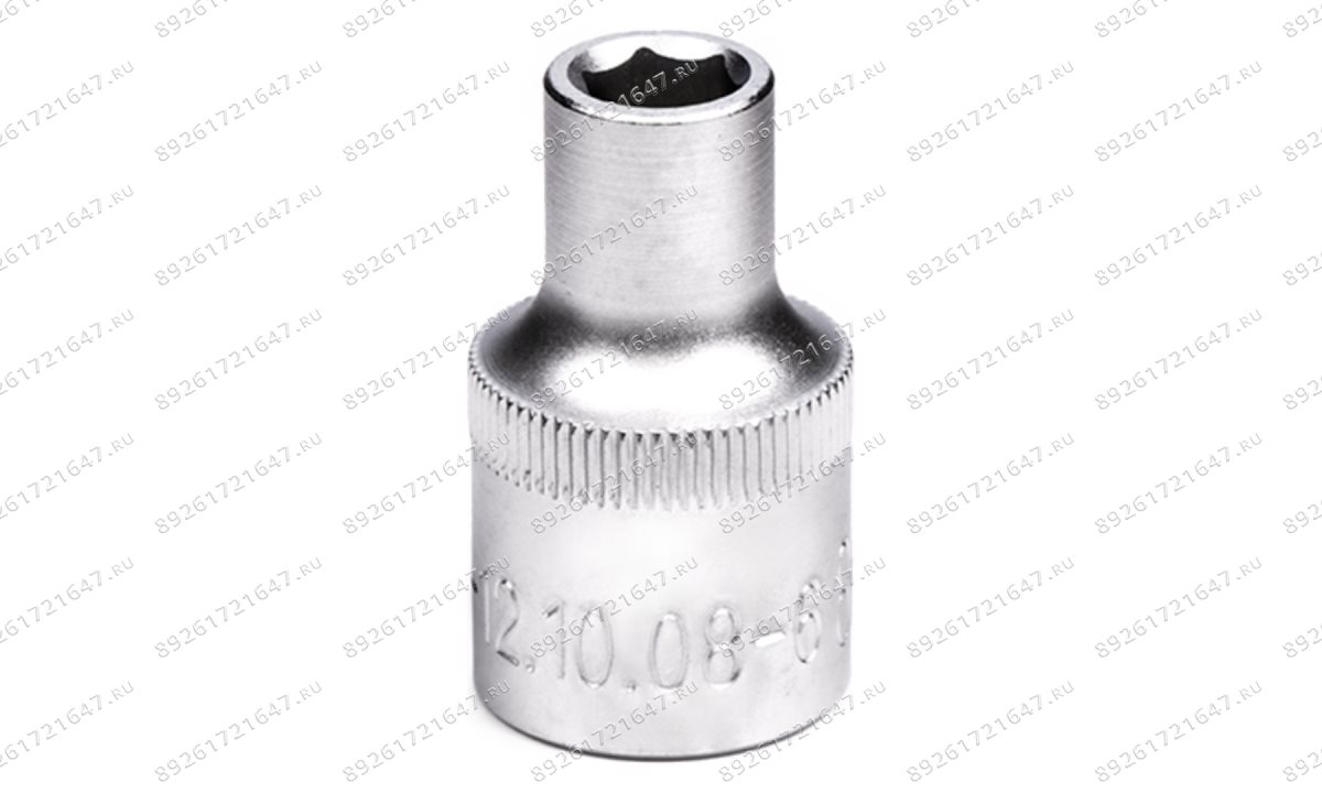  CS-12.10.08-6 короткая торцевая головка 1/2, 8 мм (0)
