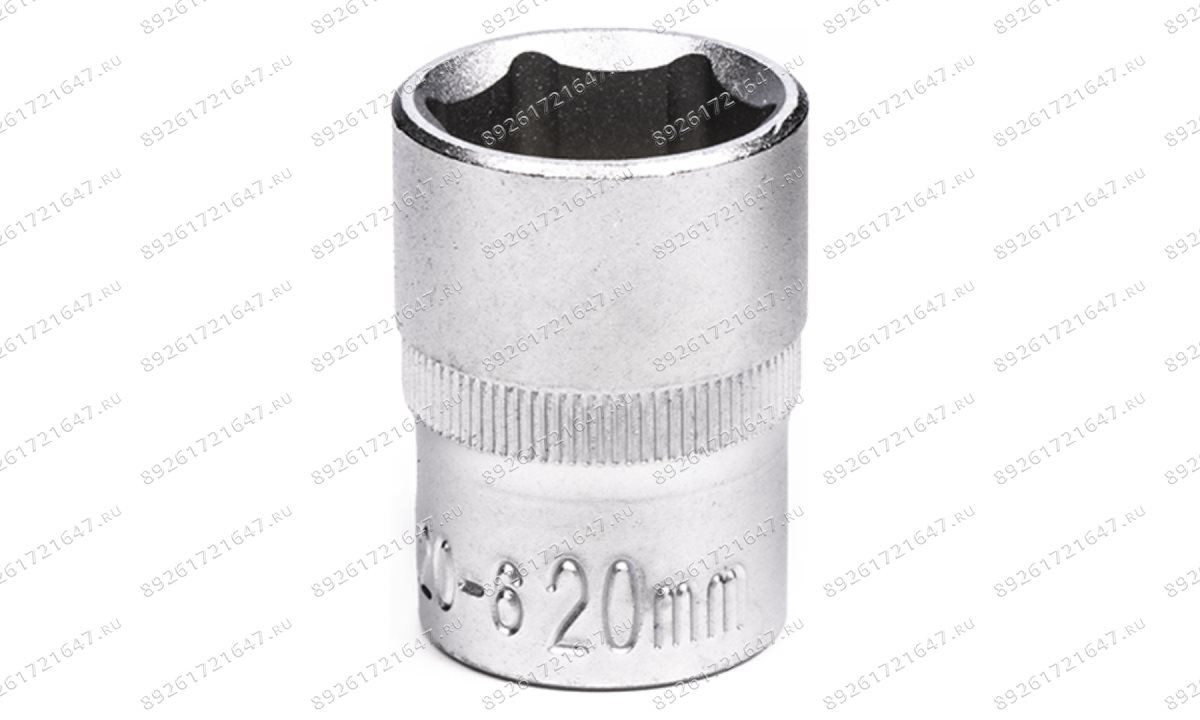  CS-12.10.20-6 короткая торцевая головка 1/2, 20 мм (0)