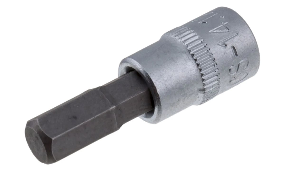  Торцевая головка короткая с битой 1/4 H6, СТАНКОИМПОРТ, CS-14.12.H6 (0)