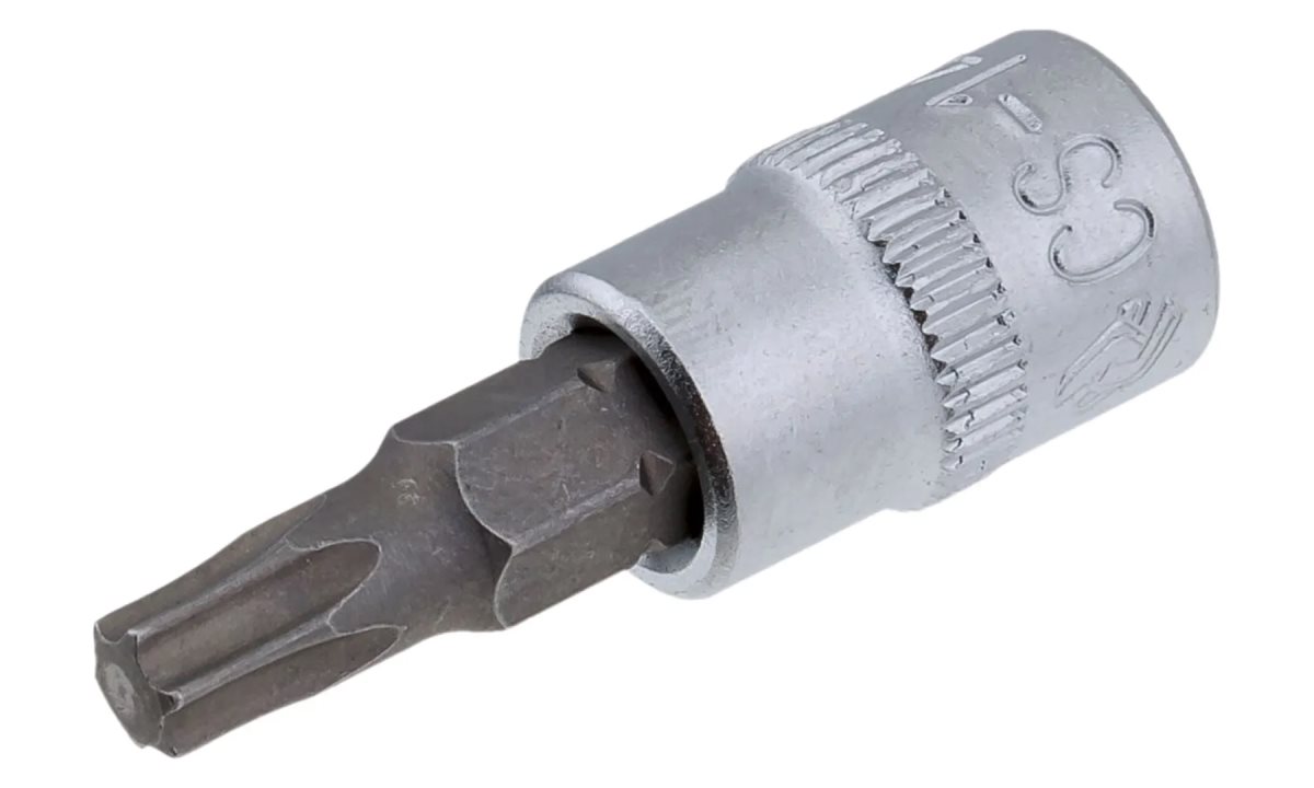  Торцевая головка короткая с битой Torx 1/4 T25, СТАНКОИМПОРТ, CS-14.12.T25 (0)