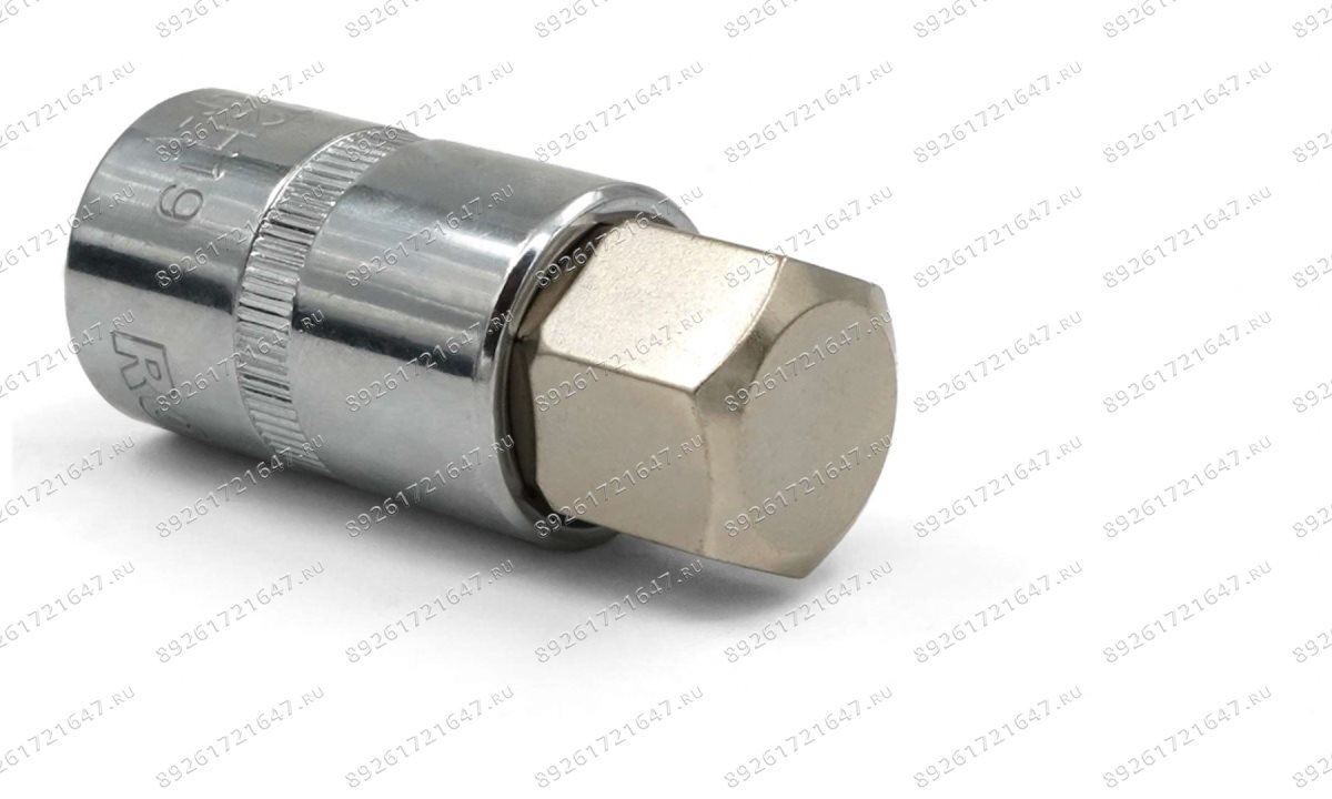  Набор головок со вставкой на держателе ROSSVIK SST0419, 1/2