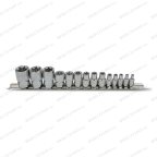 Набор головок на держателе ROSSVIK SST0424, 1/4