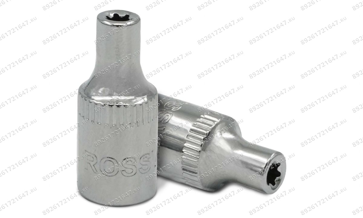  Набор головок на держателе ROSSVIK SST0424, 1/4