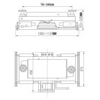  KraftWell KRWJ7P Траверса г/п 3000 кг. с пневмоприводом мни (4)