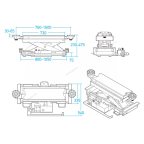  Траверса гидравлическая, г/п 2 тонны NORDBERG N423 мни (1)