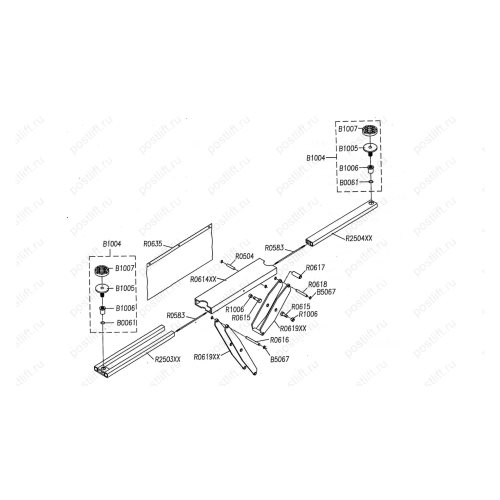 Подъемная гидравлическая траверса 542
