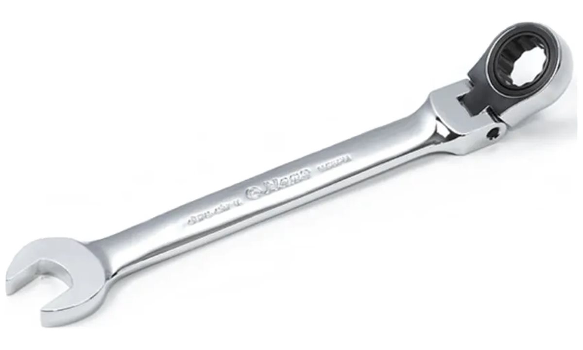  Ключ рожковый шарнирный с трещоткой 17 мм, HANS, 1165FM17 (0)