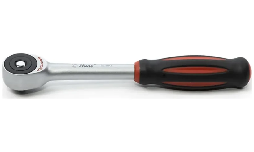Трещотка 1/4 ротационная, 60 зубов, HANS, 2138G фото