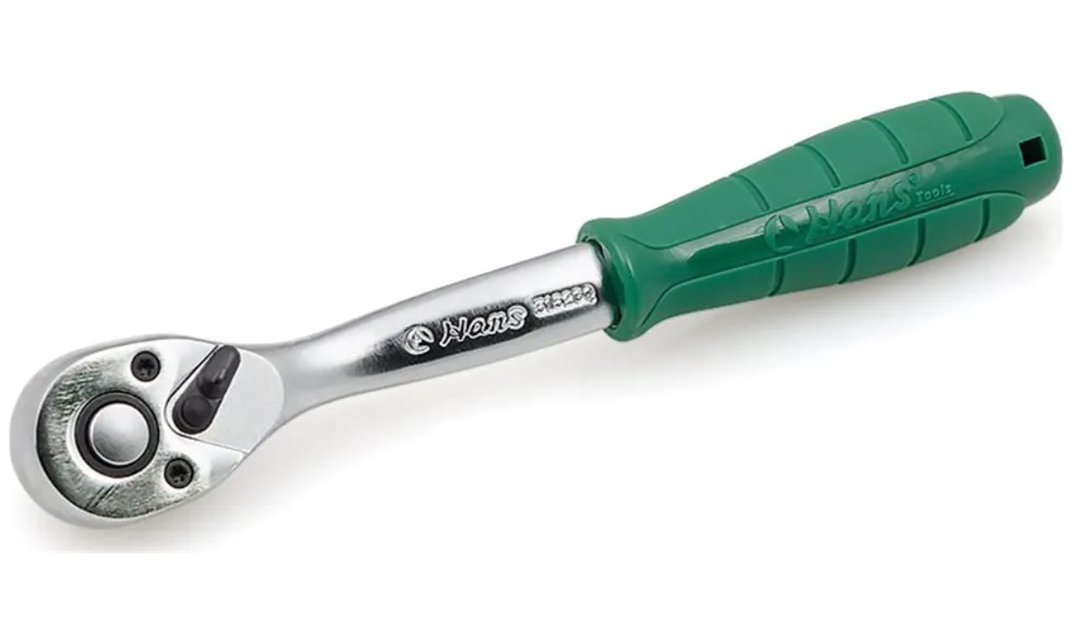  Трещотка 3/8 с быстрым сбросом, с изогнутой рукояткой Hans 3162GQ (0)