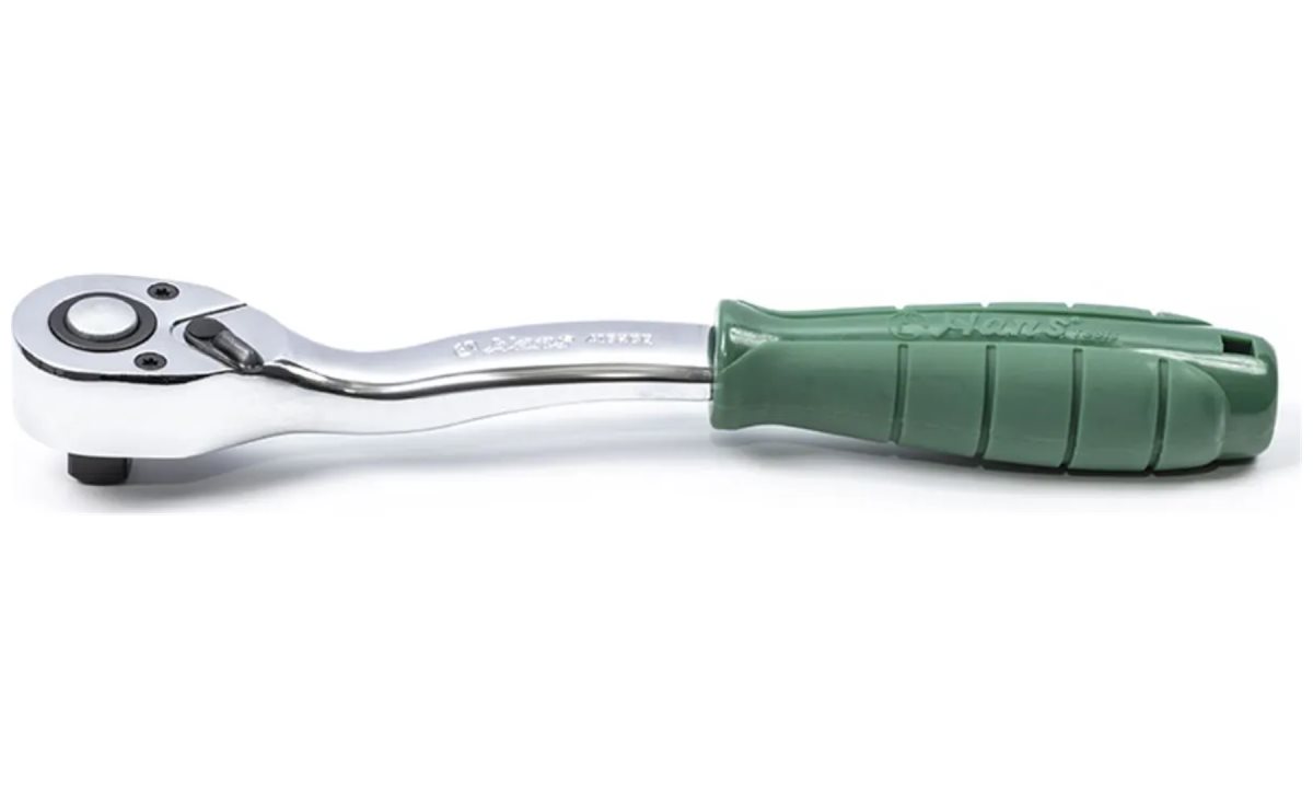  Трещотка 1/2 с быстрым сбросом и изогнутой рукояткой, 72 зуба, HANS, 4162GQ (0)