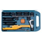 Ручной трубогиб с комплектом пуансонов и труборезом фото